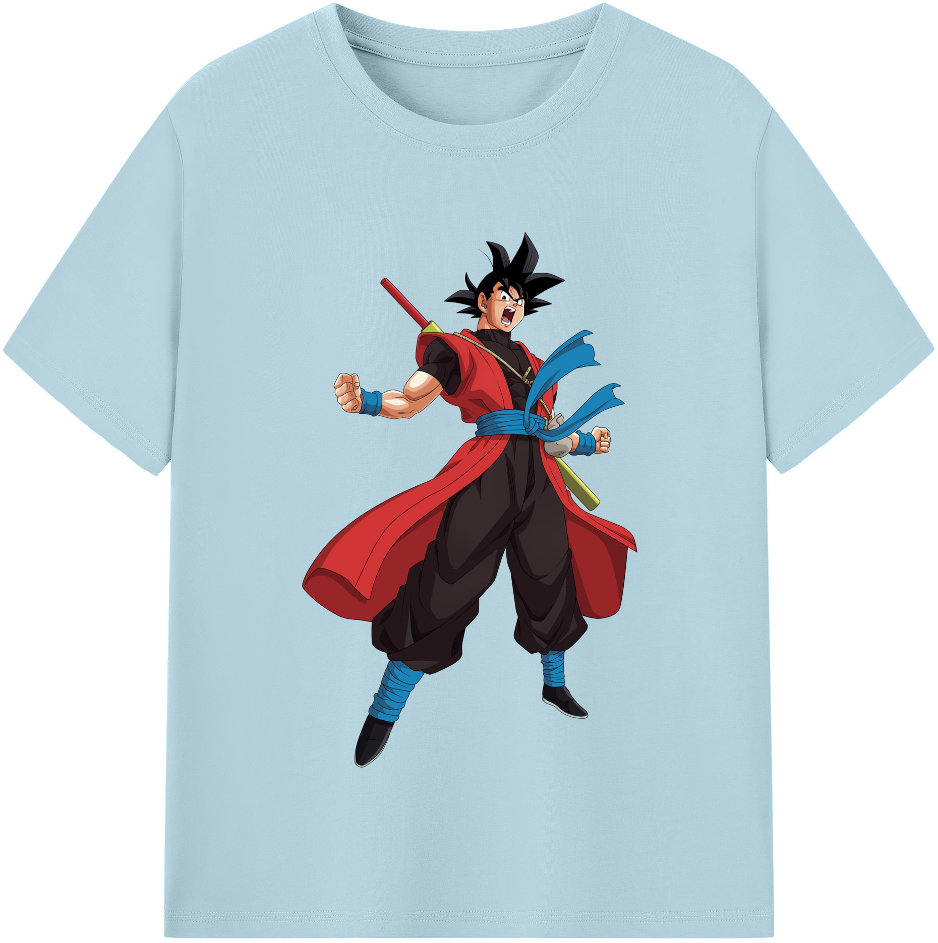 （画像用） ドラゴンボール 孫悟空（そん ごくう）Son Goku カカロット DRAGON BALL Kakarotto 綿100％半袖Tシャツ（フロントプリント）
